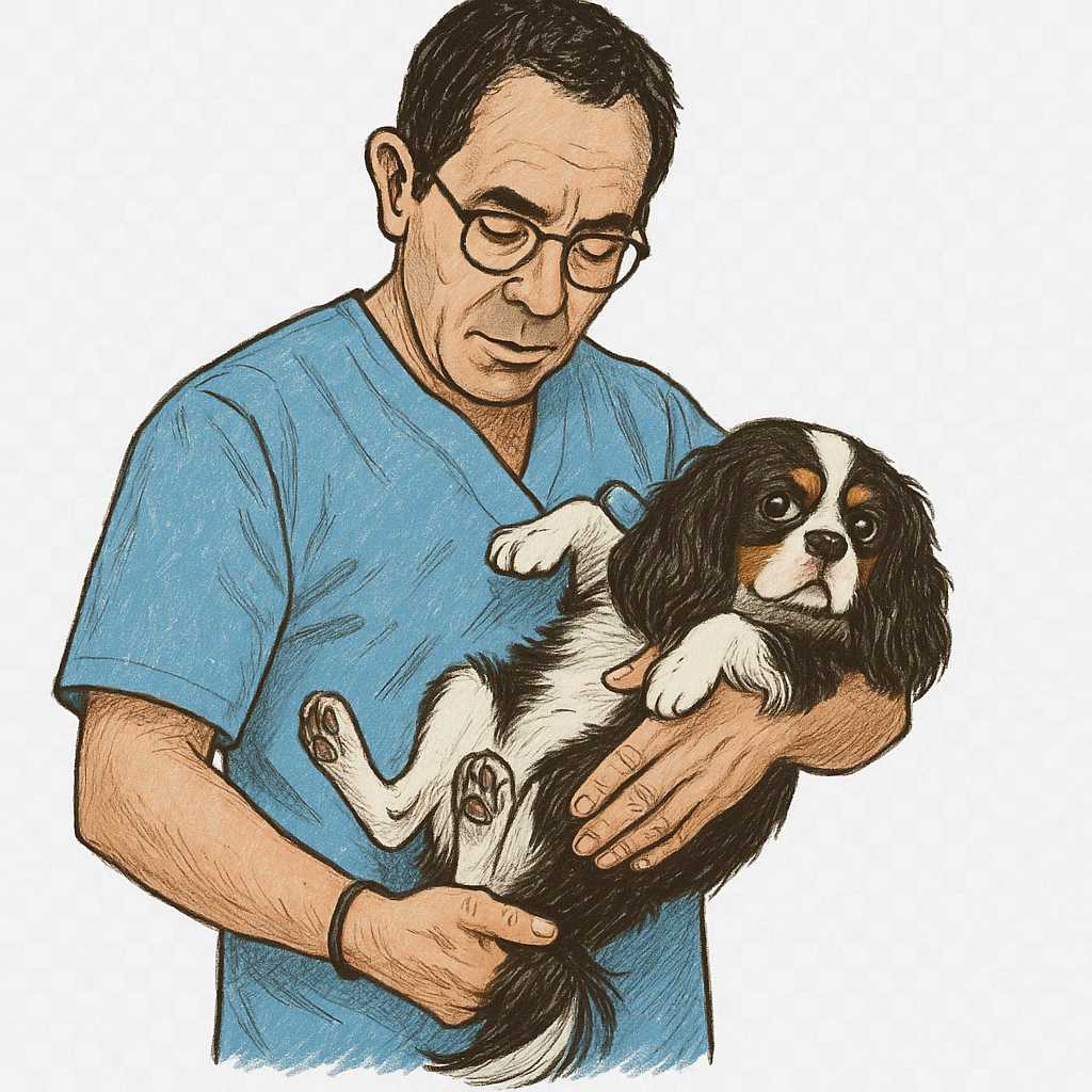 Vétérinaire éthique et engagée pour partager le savoir et prendre soin des Cavalier King Charles avec compétence, amour et respect en accompagnant une éleveuse de Cavalier King Charles suisse dans un élevage de chiots sains et testés