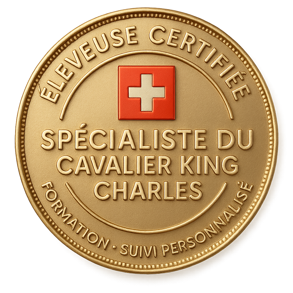 Sceau Éleveuse certifiée Cavalier King Charles